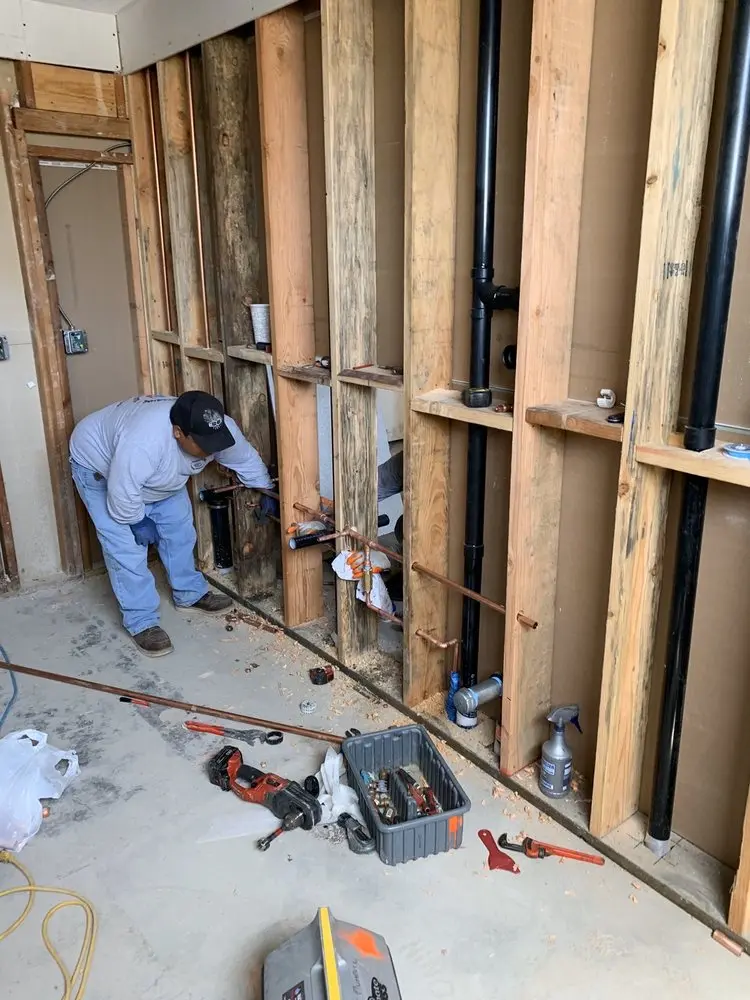 Commercial rough-in plumbing for Water Heater Replacement in Edmonston